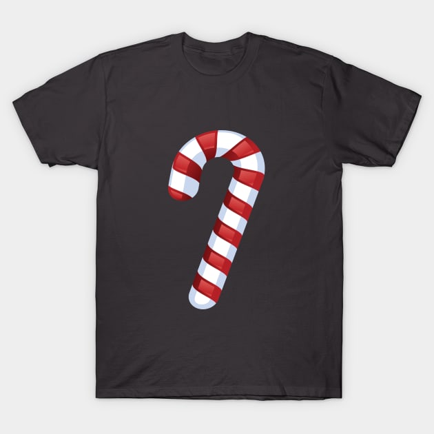 candy cane T-Shirt by nickemporium1